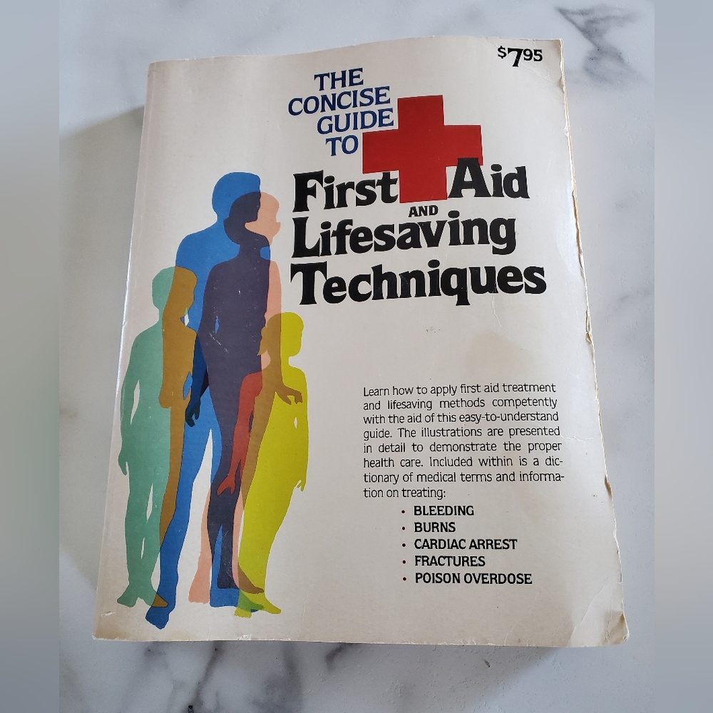 Vintage Book The Concise Guide to First Aid and Lifesaving Techniques